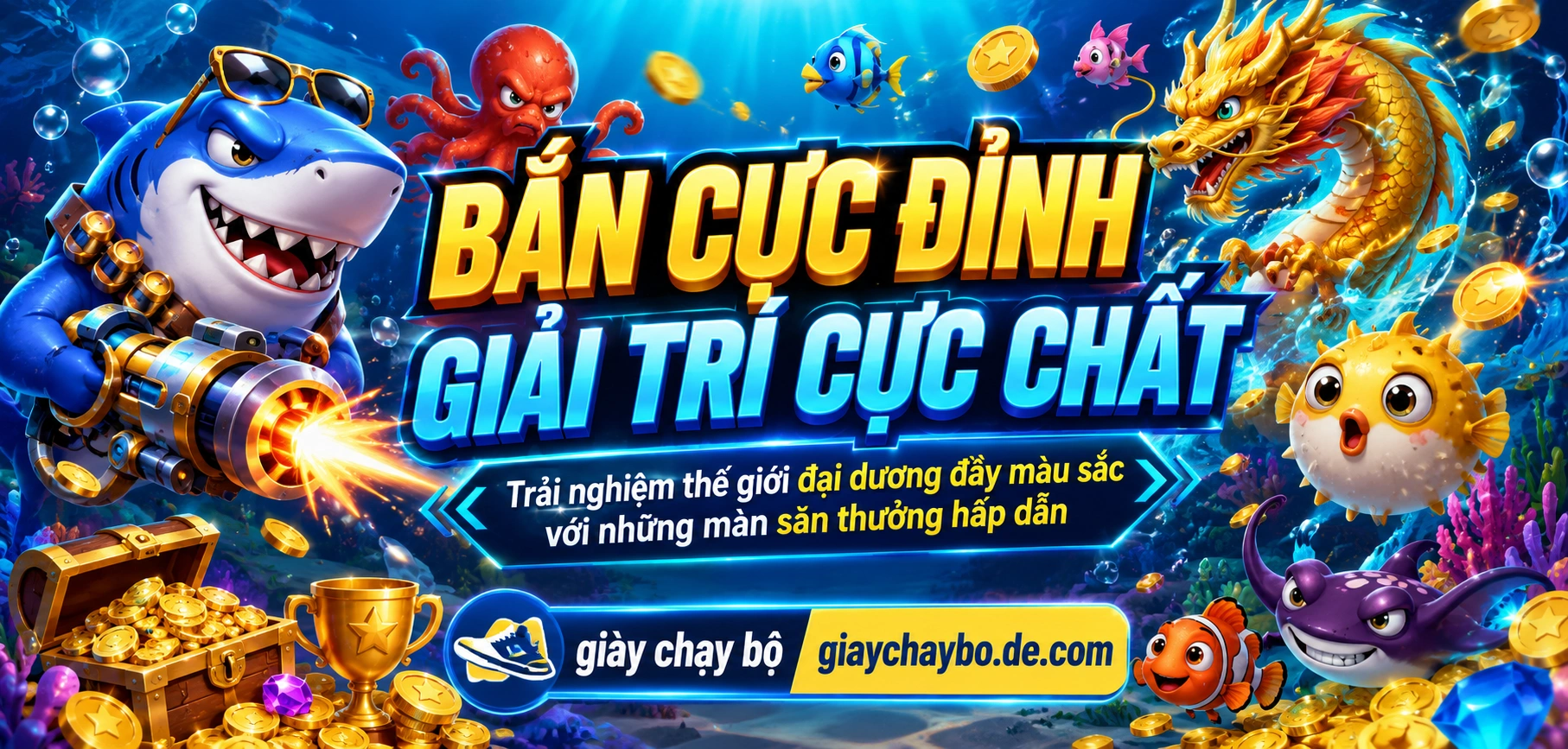 Bàn bắn cá đổi thưởng có boss lớn và bảng thưởng rõ