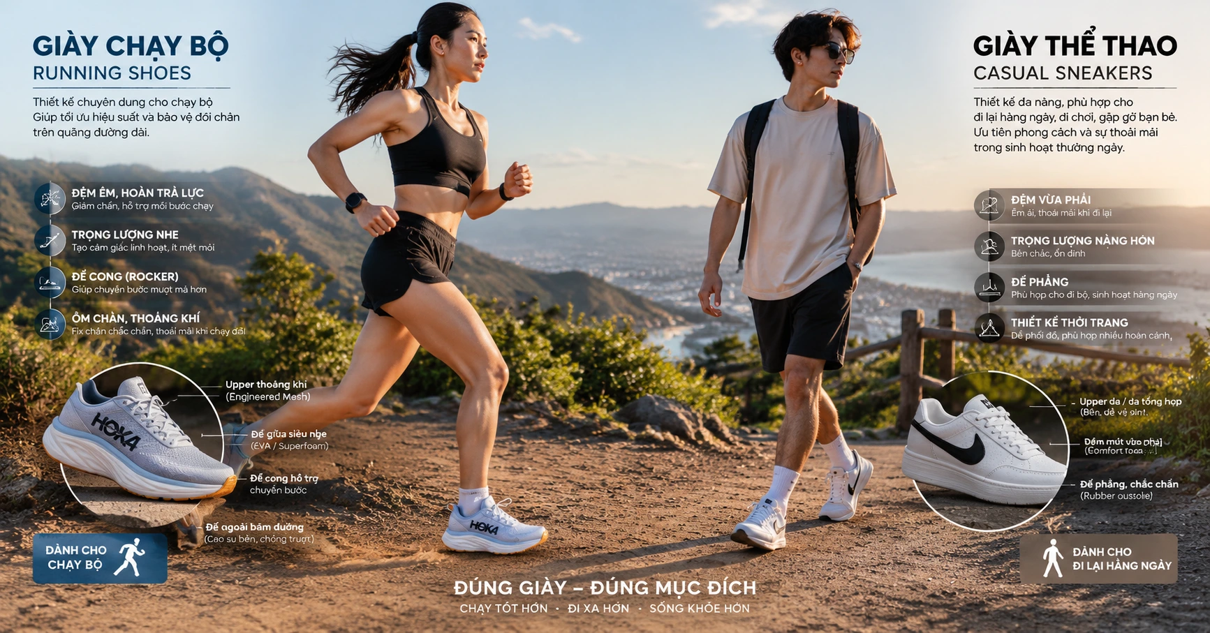 Giày chạy bộ khác gì giày thể thao: Phân biệt và lựa chọn phù hợp - image 2 Giày chạy bộ khác gì giày thể thao: Phân biệt và lựa chọn phù hợp - image 2